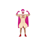 Superhjälte Dickman Maskeraddräkt