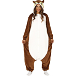 Ekorre Onesie Maskeraddräkt