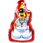 LEGO® Födelsedagstårta Folieballong
