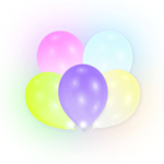Flerfärgade LED-ballonger