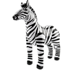 Uppblåsbar Zebra