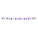 Posh Purple Vimpelgirlang