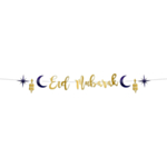Eid Mubarak Girlang Blå/Guld