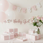Baby Girl Girlang Ljusrosa