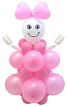 Ballongfigur Flicka DIY