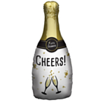 Cheers Champagneflaska Folieballong