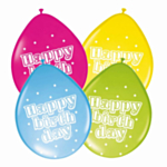 Happy Birthday Ballonger Neon