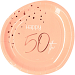 Papperstallrikar 50 År Lush Blush