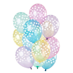 Prickiga Transparenta Ballonger Mix