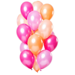 Peachy Flamingo Ballongmix