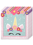 Unicorn Blomma Servetter