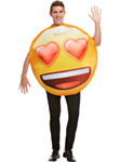 Emoji Hjärtsmiley Maskeraddräkt