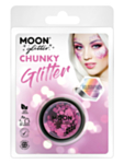 Holografiskt Chunky Glitter Rosa