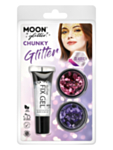 Klassiskt Chunky Glitter Sminkset Rosa/Lila