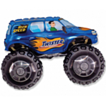 Monster Truck Folieballong Blå