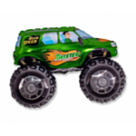 Monster Truck Folieballong Grön