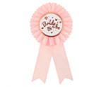Bride To Be Medaljrosett Ljusrosa