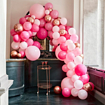Ballongbåge DIY Rosa