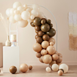 BallongbågeBrun/Cremevit