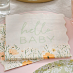 Hello Baby Blommor Servetter