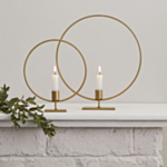Cirkelformade Ljusstakar Guld