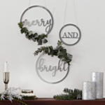 Merry & Bright Akrylskylt