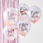 Baby Girl Konfettiballonger