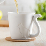 Kattsvans Mugg Vit