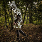Survival Värmeponcho Silver