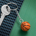 Basketboll Nyckelring
