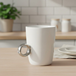 Ring Mugg Silver