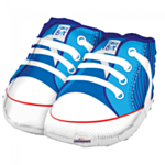Sneakers Folieballong Ljusblå