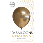 Krom Latexballonger Guld
