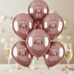 Krom Latexballonger Roséguld