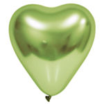 Hjärta Krom Ballonger Ljusgön