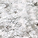 Stjärnor Konfetti Silver