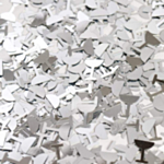 Champangeglas Konfetti Silver