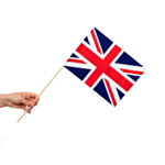 Storbritannien Flagga På Pinne