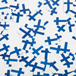 Finland Flaga Konfetti