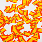 Spanien Flagga Konfetti