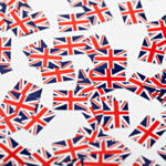 Storbritannien Flagga Konfetti
