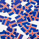 Island Flagga Konfetti
