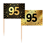 95 År Golden Celebrations Tårtpinnar