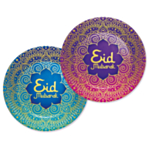 Eid Mubarak Papperstallrikar Lila/Blå