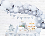 Ballongbåge DIY Silver