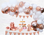 Ballongbåge DIY Roséguld