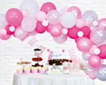 Ballongbåge DIY Rosa