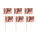 Flaggor Tårtpinnar Roséguld