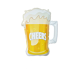 Ölglas Cheers Folieballong