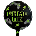 Game On Rund Folieballong